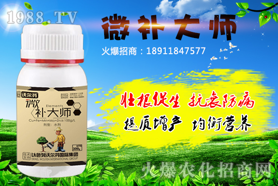作物缺素危害大，怎么有效補(bǔ)充微量元素？“微補(bǔ)大師”多元素一起補(bǔ)！