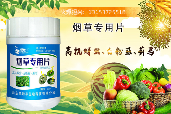 煙草專用片能治什么病害？煙草專用片有什么特點？